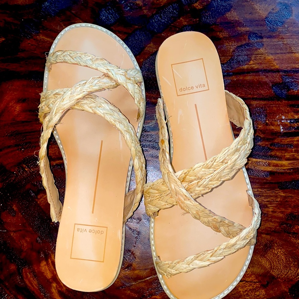 Dolce Vita Straw Sandals